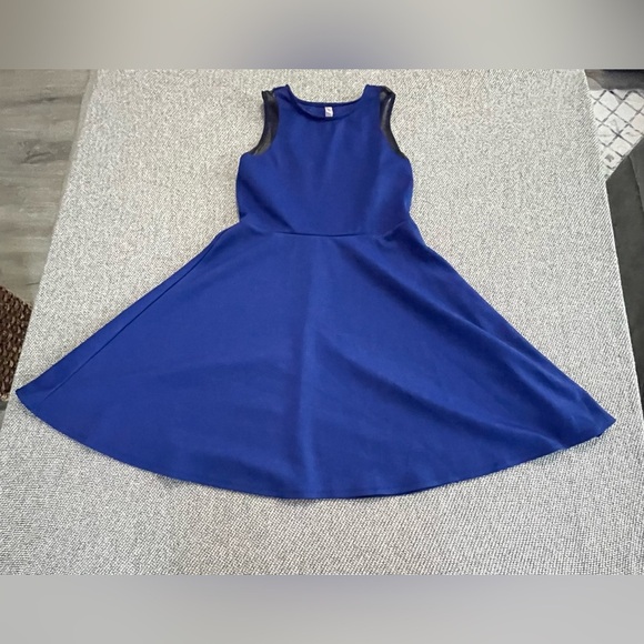 Xhilaration Blue Halter A-Line Cocktail Dress - Picture 3 of 16